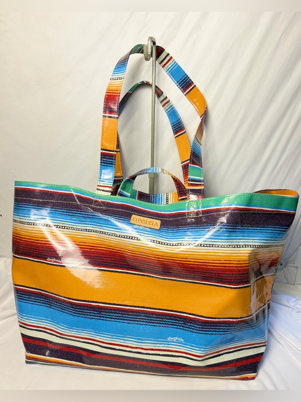 Consuela Deanna Jumbo Grab N Go Coated Canvas Tote